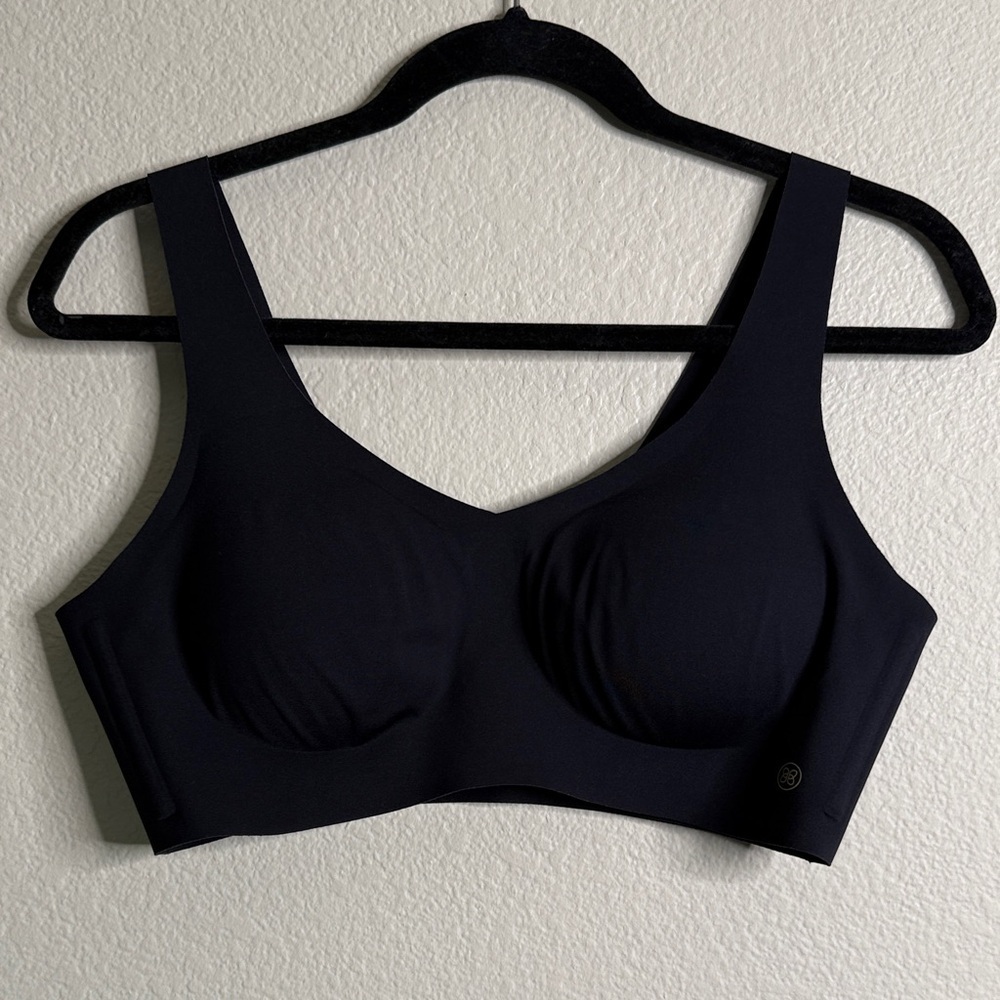 Honeylove V-neck bra women’s large black EUC